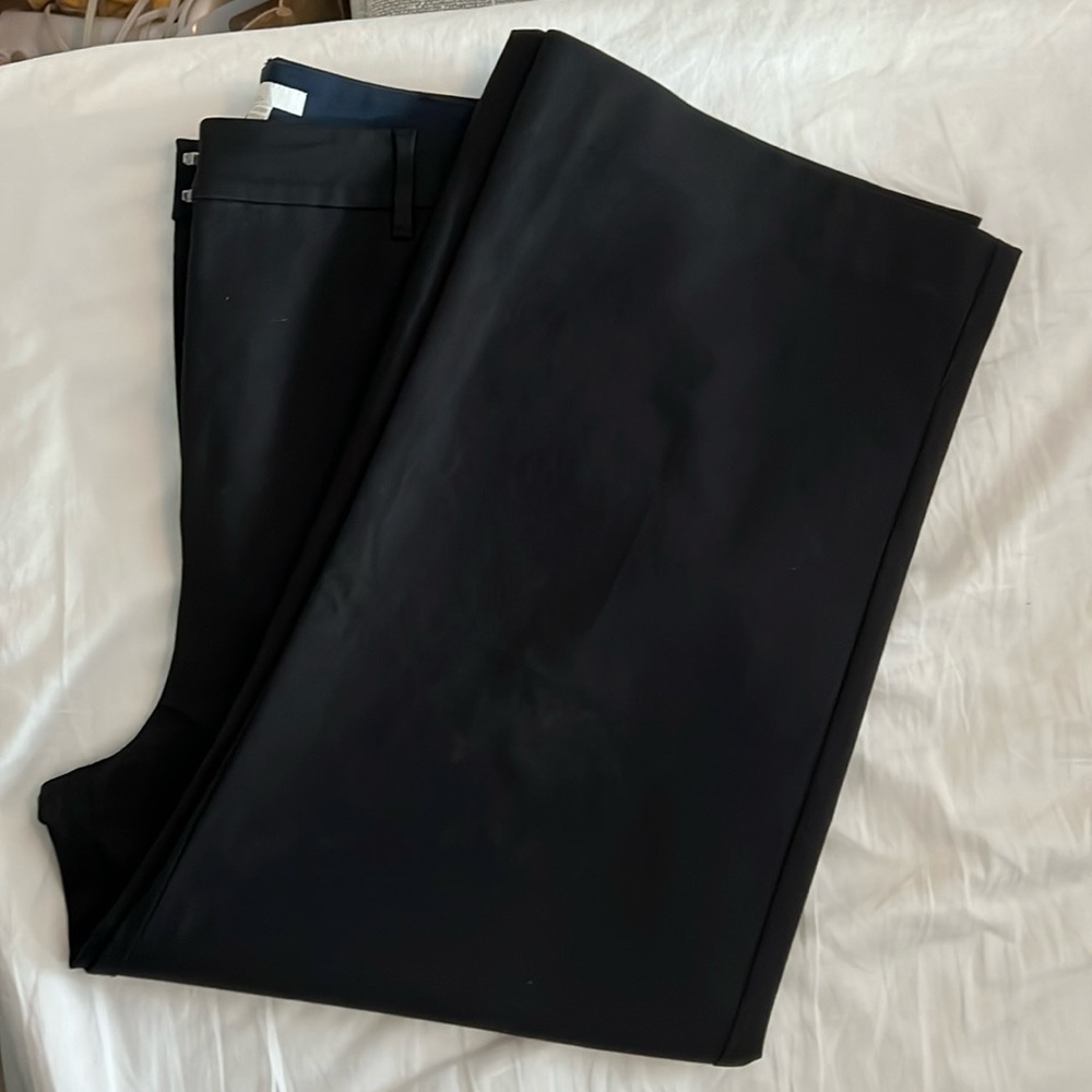 Boden black wide leg pants. Size 14. Runs big. 25” inseam. 12” rise. 17.5” waist